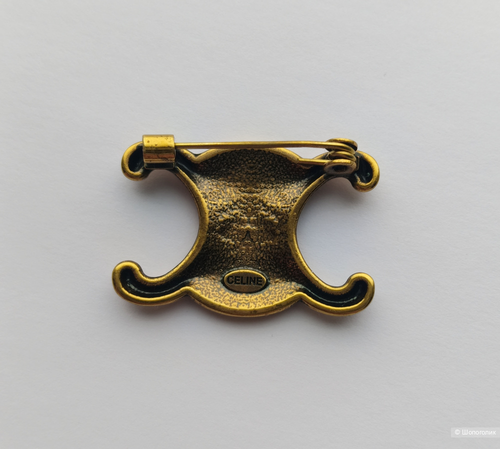 Брошь Celine Paris 3,2*2 см.
