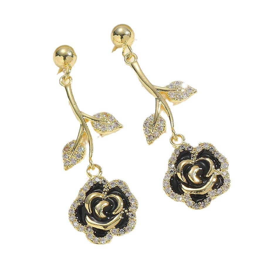 Серьги с эмалью