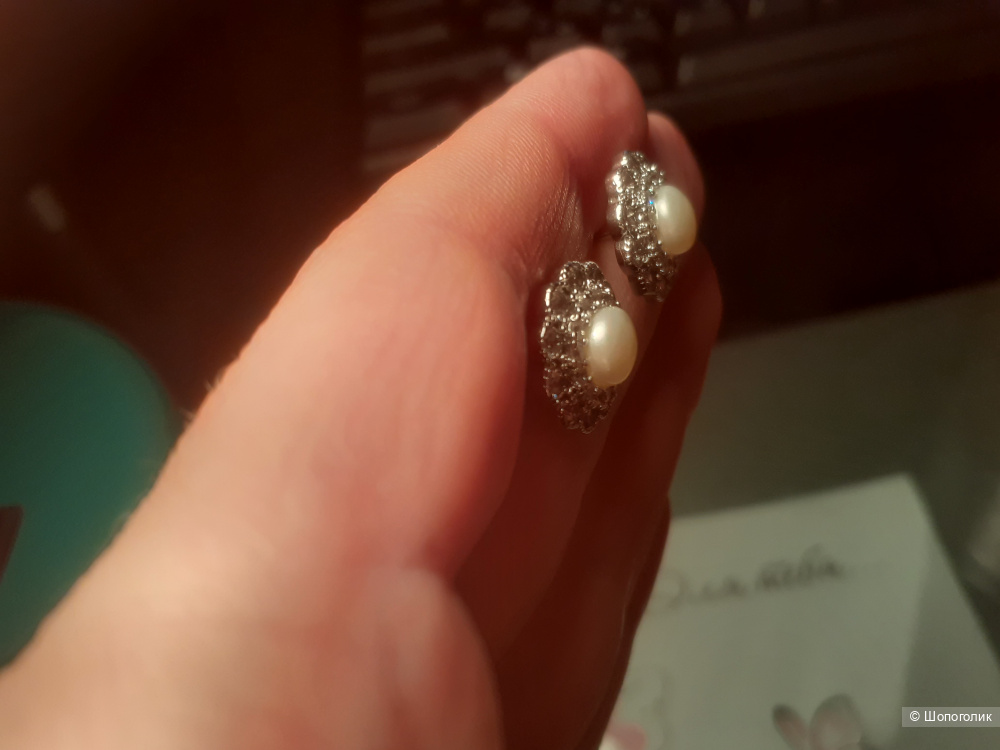 Серьги с жемчугом