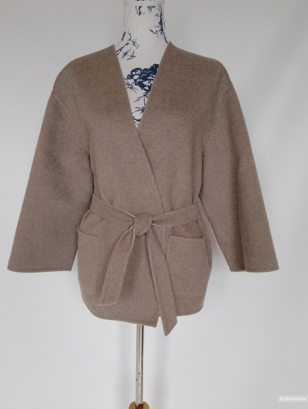 Пальто двустороннее Max Mara шерстяное, it44