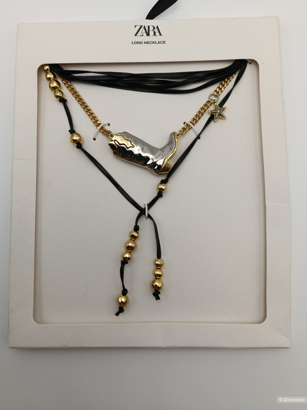 Чокер Zara двойное в койбойском стиле