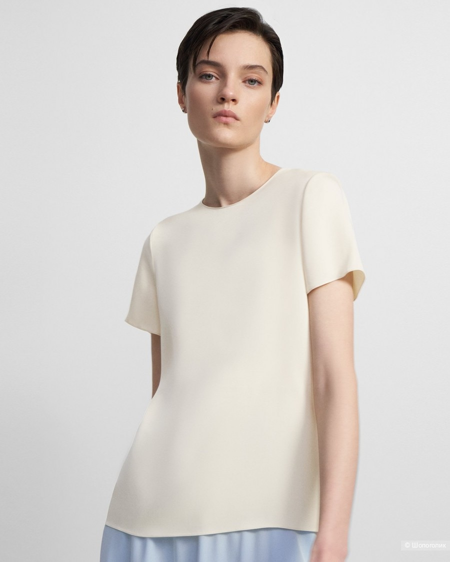 Шелковая футболка Theory M