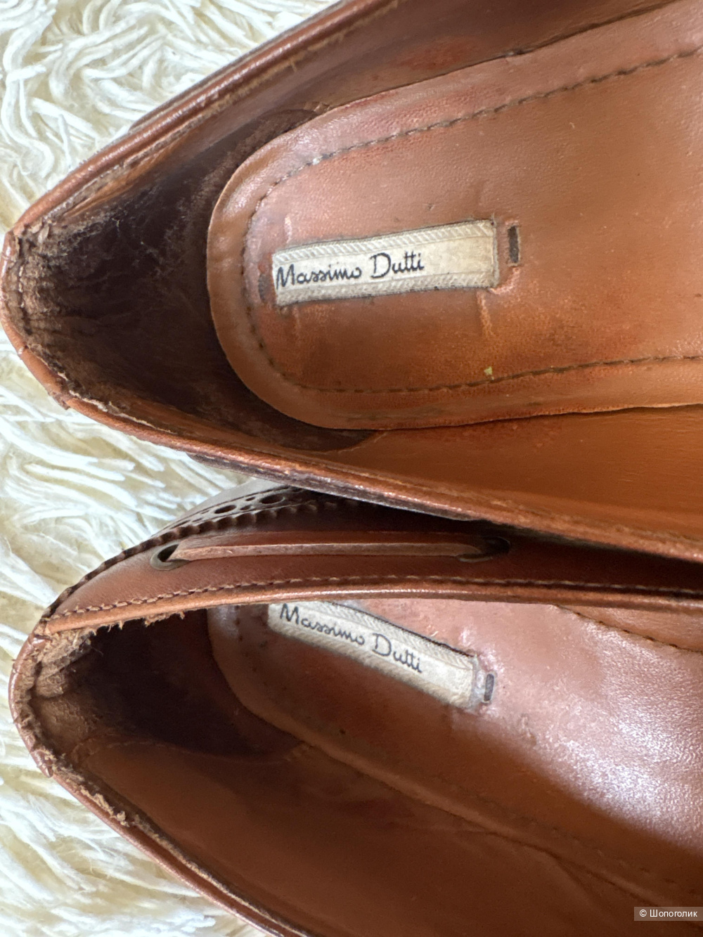 Лоферы Massimo Dutti, размер 39