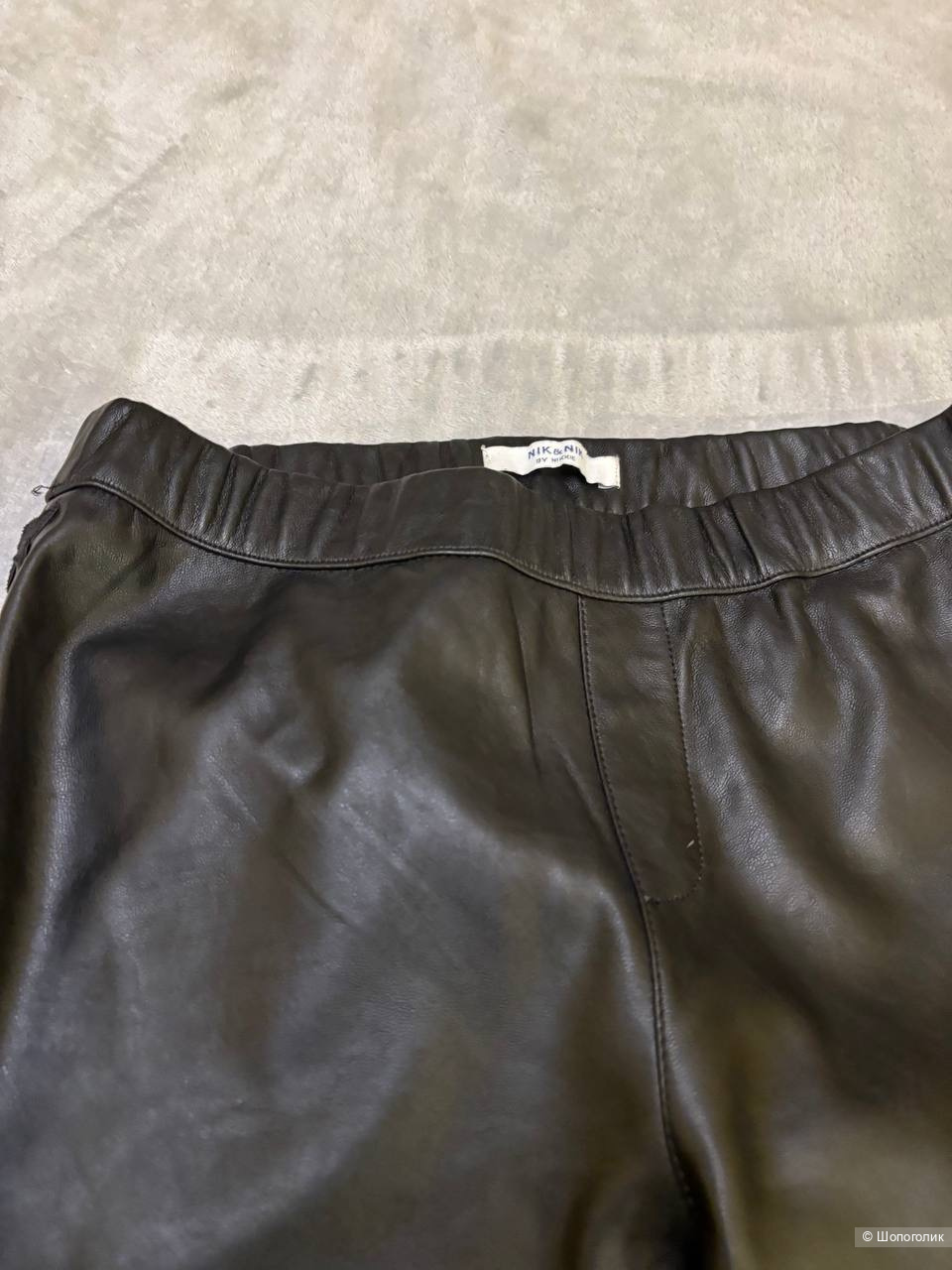 Брюки из экокожи Nik&Nik by Nikkie, размер 40/42