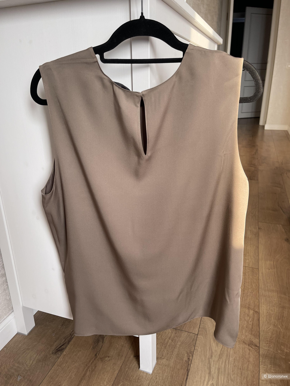 Шелковый топ Theory XL