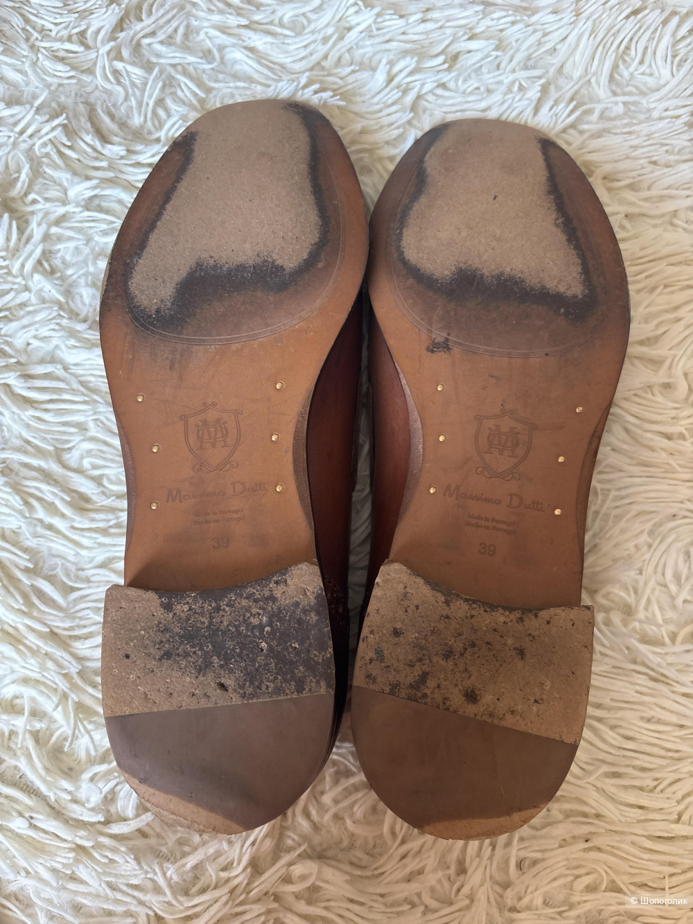 Лоферы Massimo Dutti, размер 39