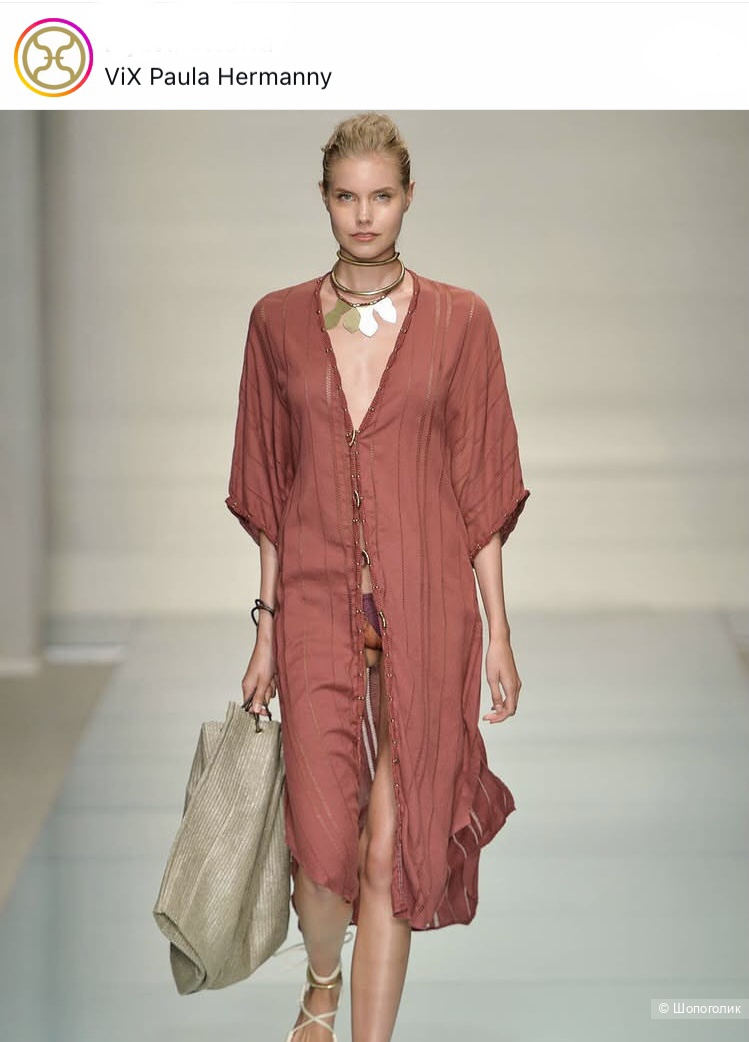 Пляжный кафтан VIX Paula Hermanny. INT M (42/44/46 RU)