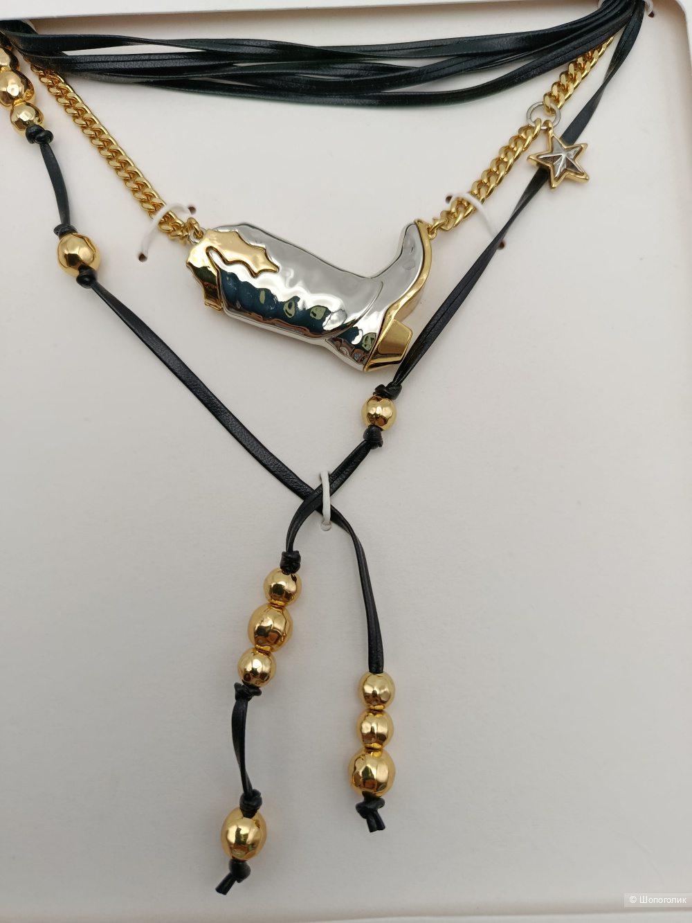 Чокер Zara двойное в койбойском стиле