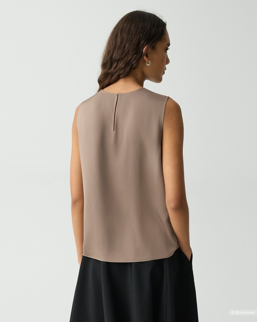 Шелковый топ Theory XL