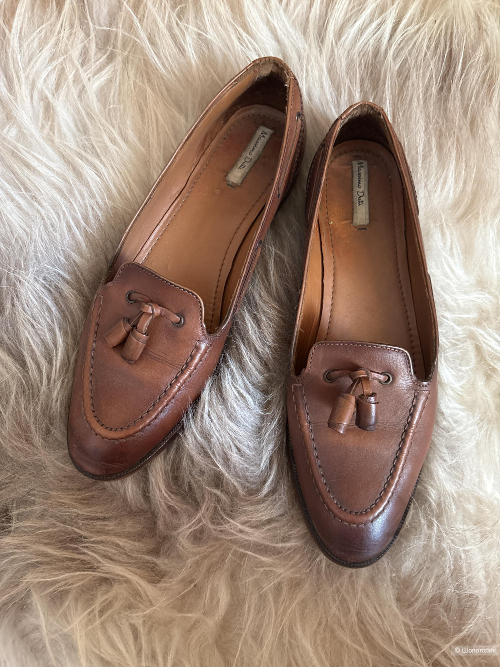 Лоферы Massimo Dutti, размер 39