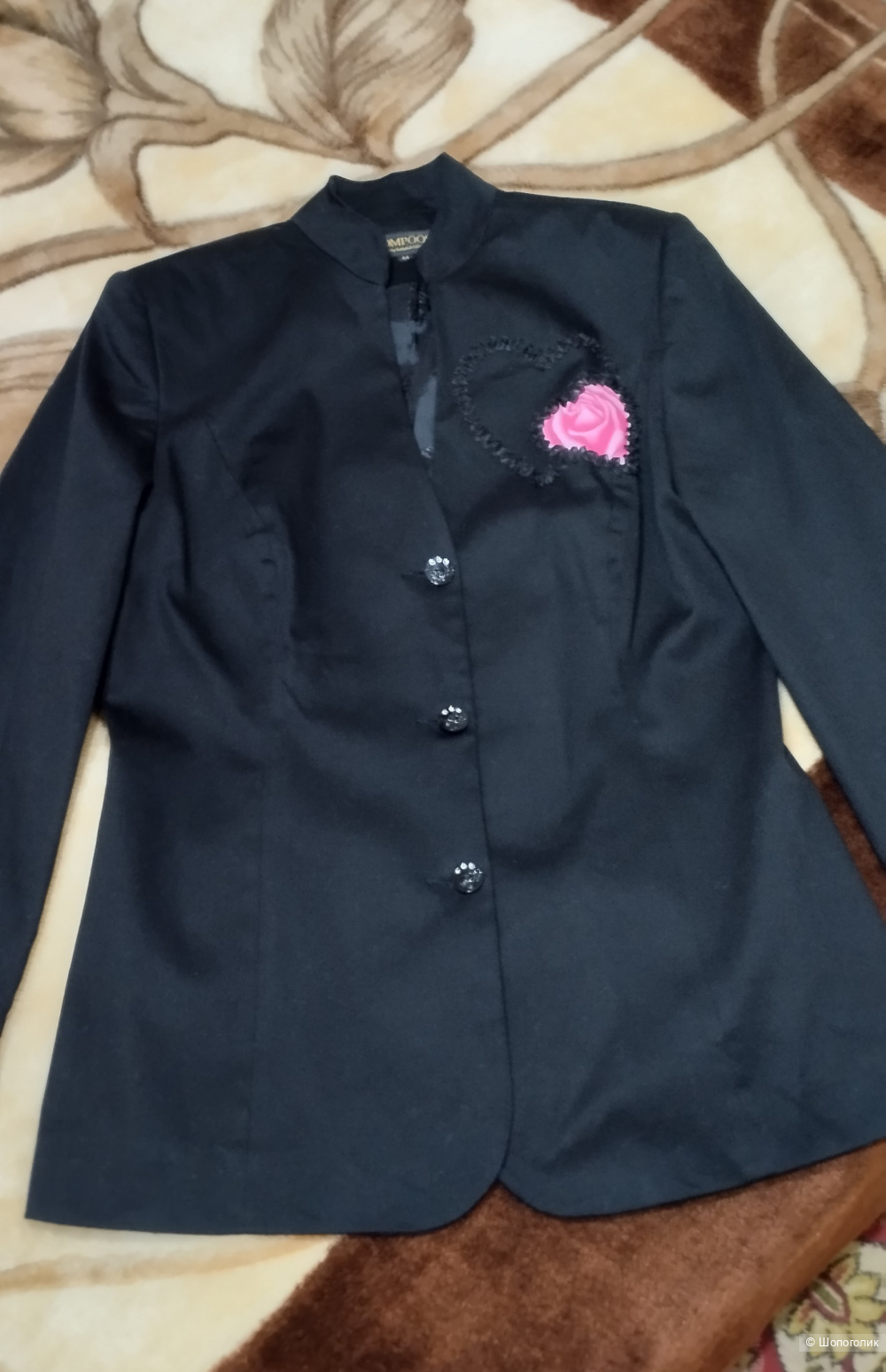 Жакет пиджак хлопок POMPOOS, 48-50