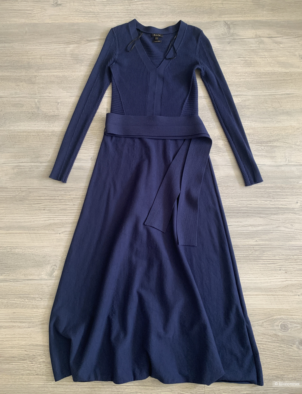 Трикотажное платье Massimo Dutti, р.XS