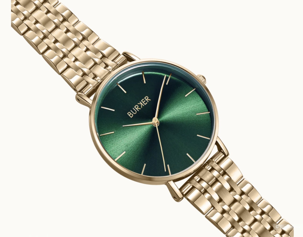 Часы Burker Ruby Petite Green Gold