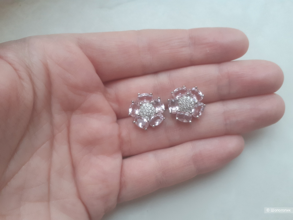 Серьги цветочки