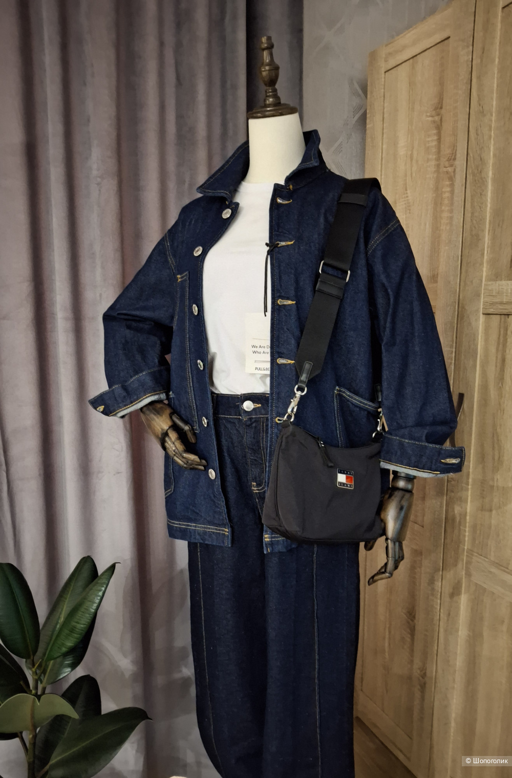 Джинсовый блейзер Pull&Bear/44-46