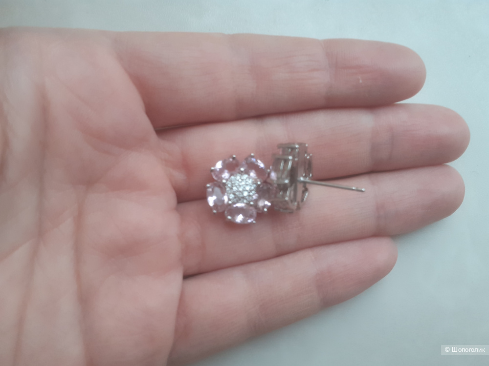 Серьги цветочки