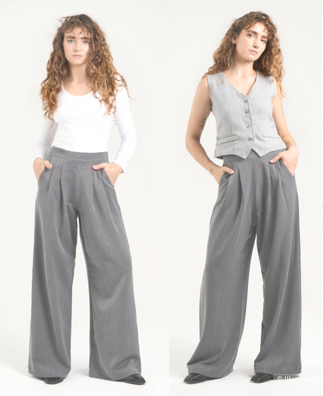 Брюки палаццо  Adolfo Dominguez L XL