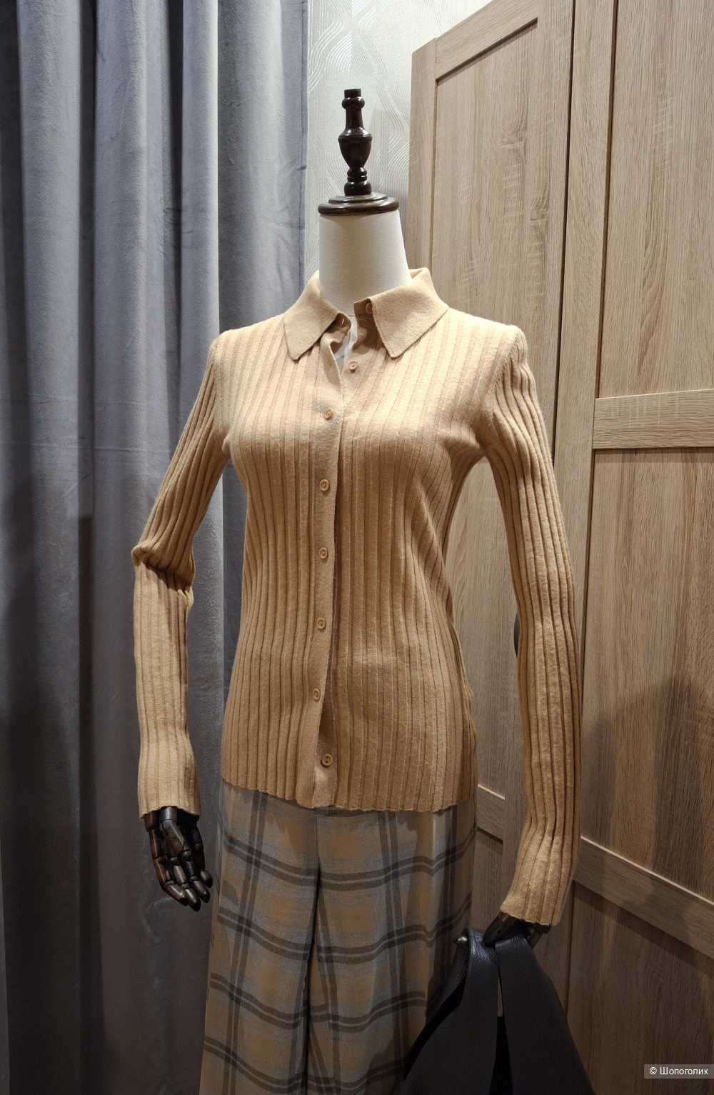 Шерстяной батник Lime/M