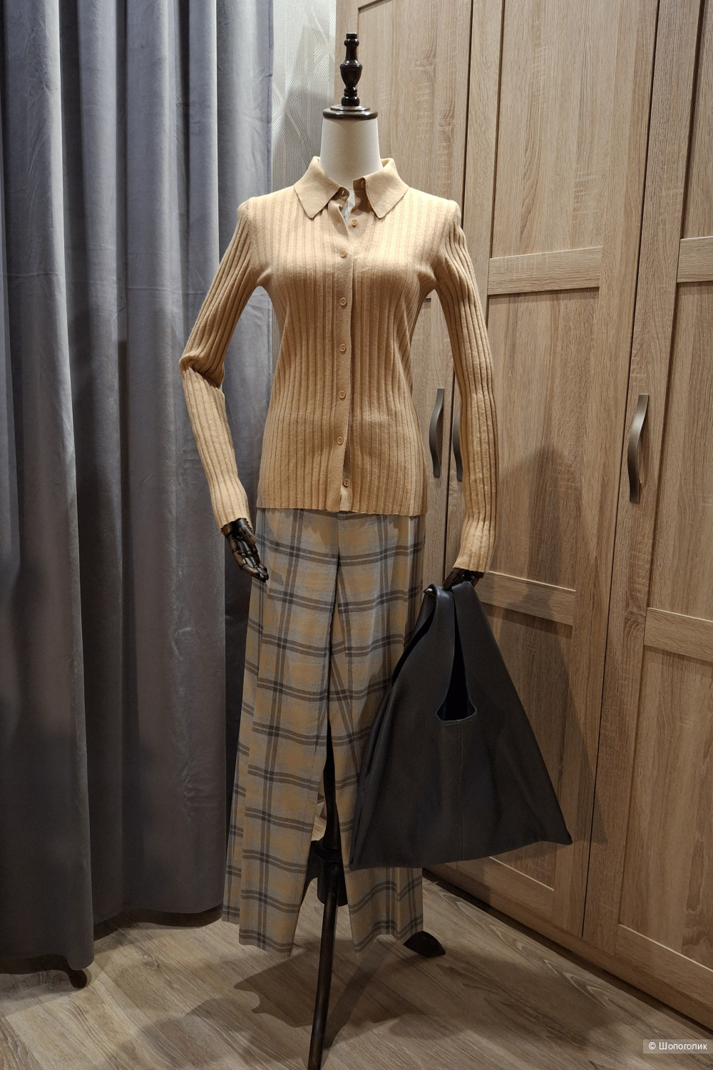 Шерстяной батник Lime/M