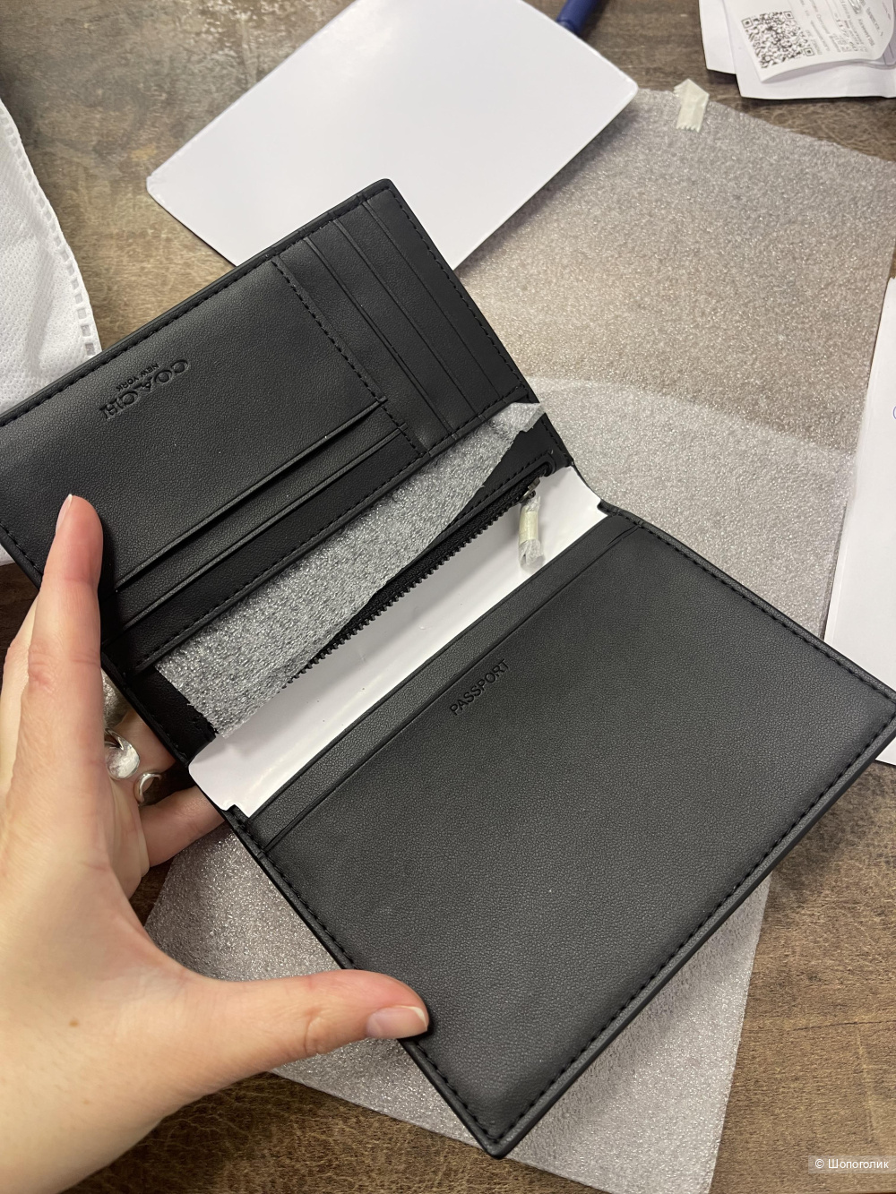 Обложка на паспорт Coach