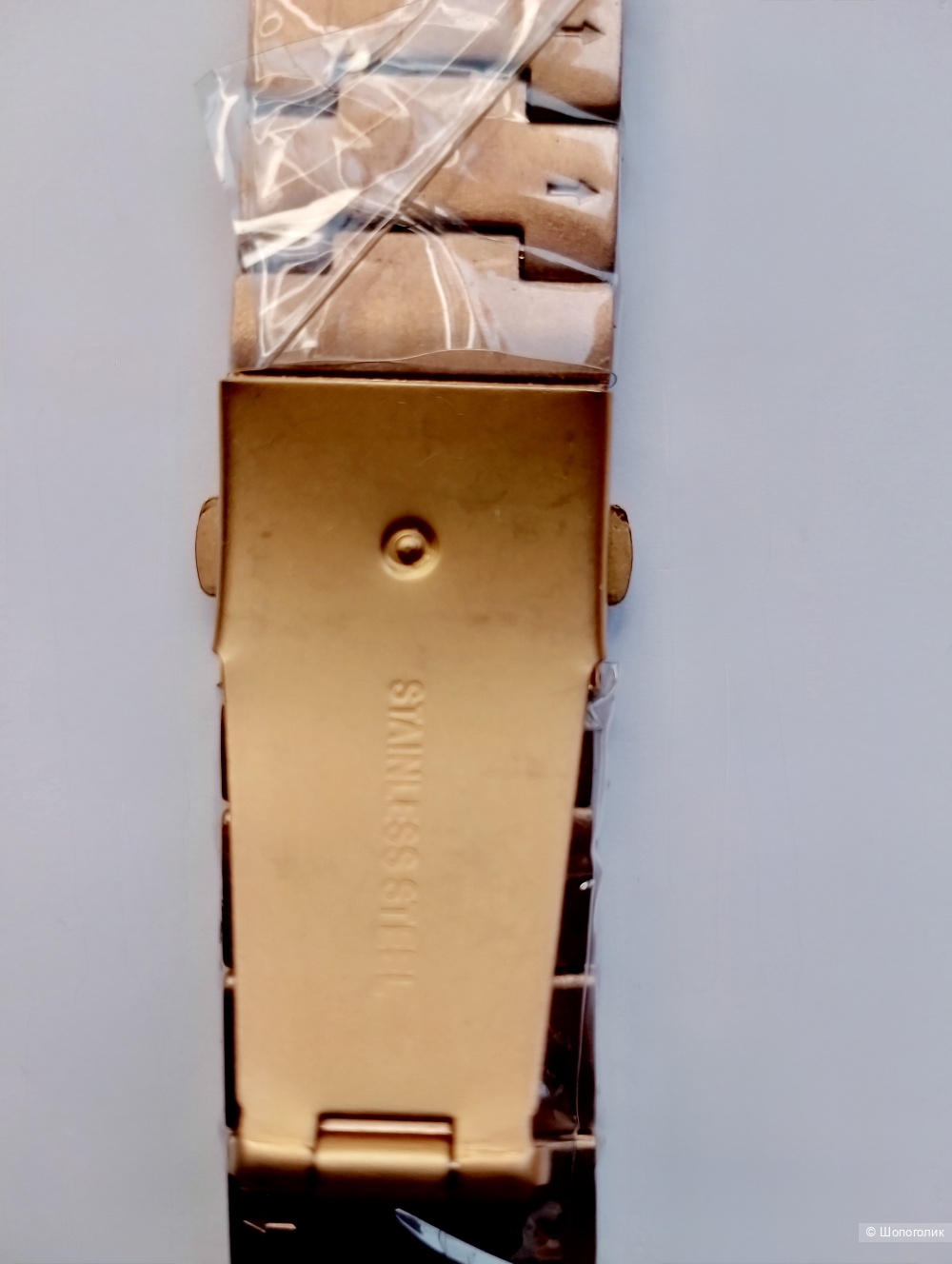 Стальной золотой ремешок 20 мм для Garmin Fenix