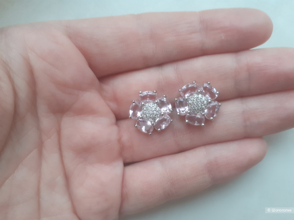 Серьги цветочки