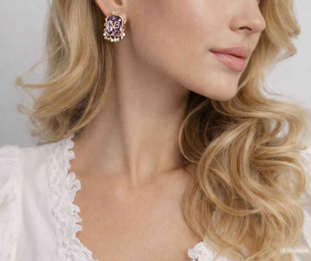 Серьги Valentino, размер uni
