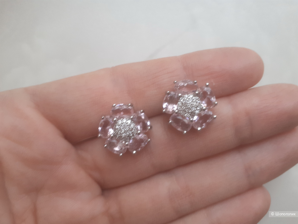 Серьги цветочки