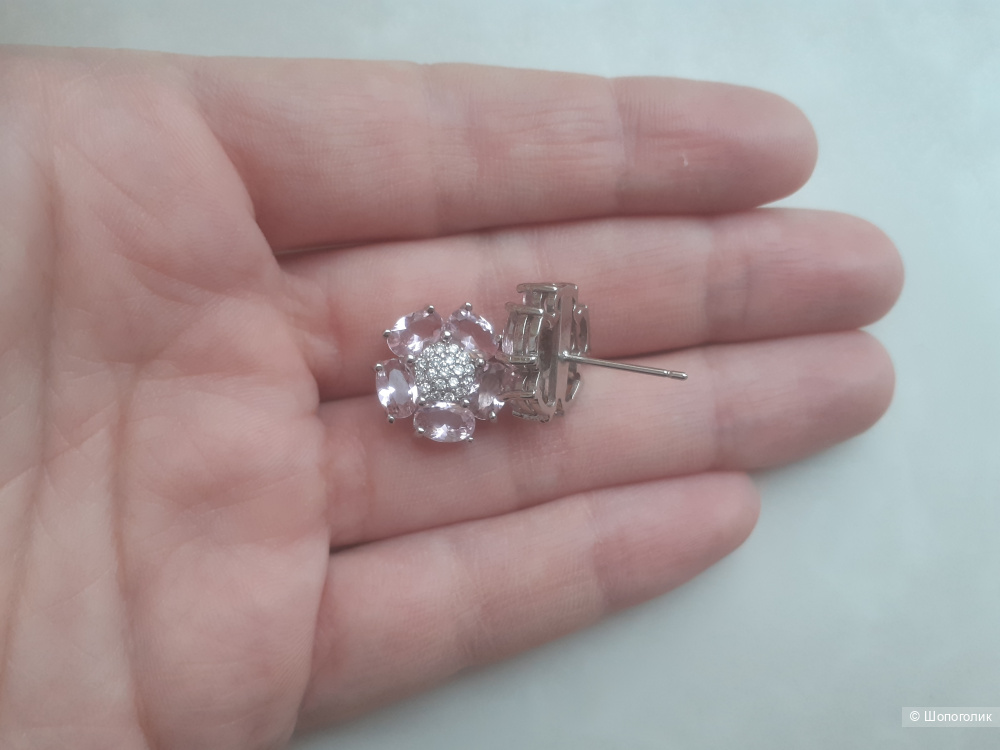 Серьги цветочки