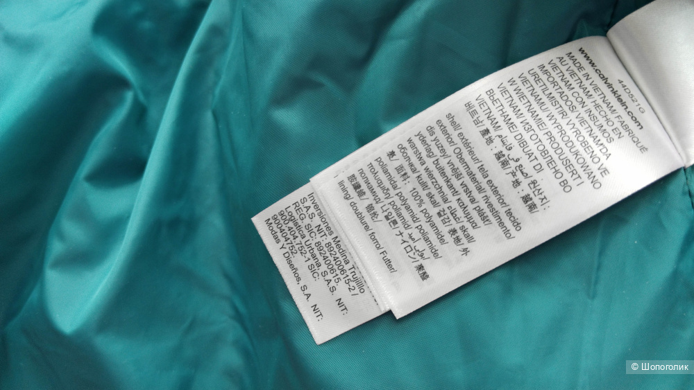 Пуховая куртка Calvin Klein Jeans размер XS