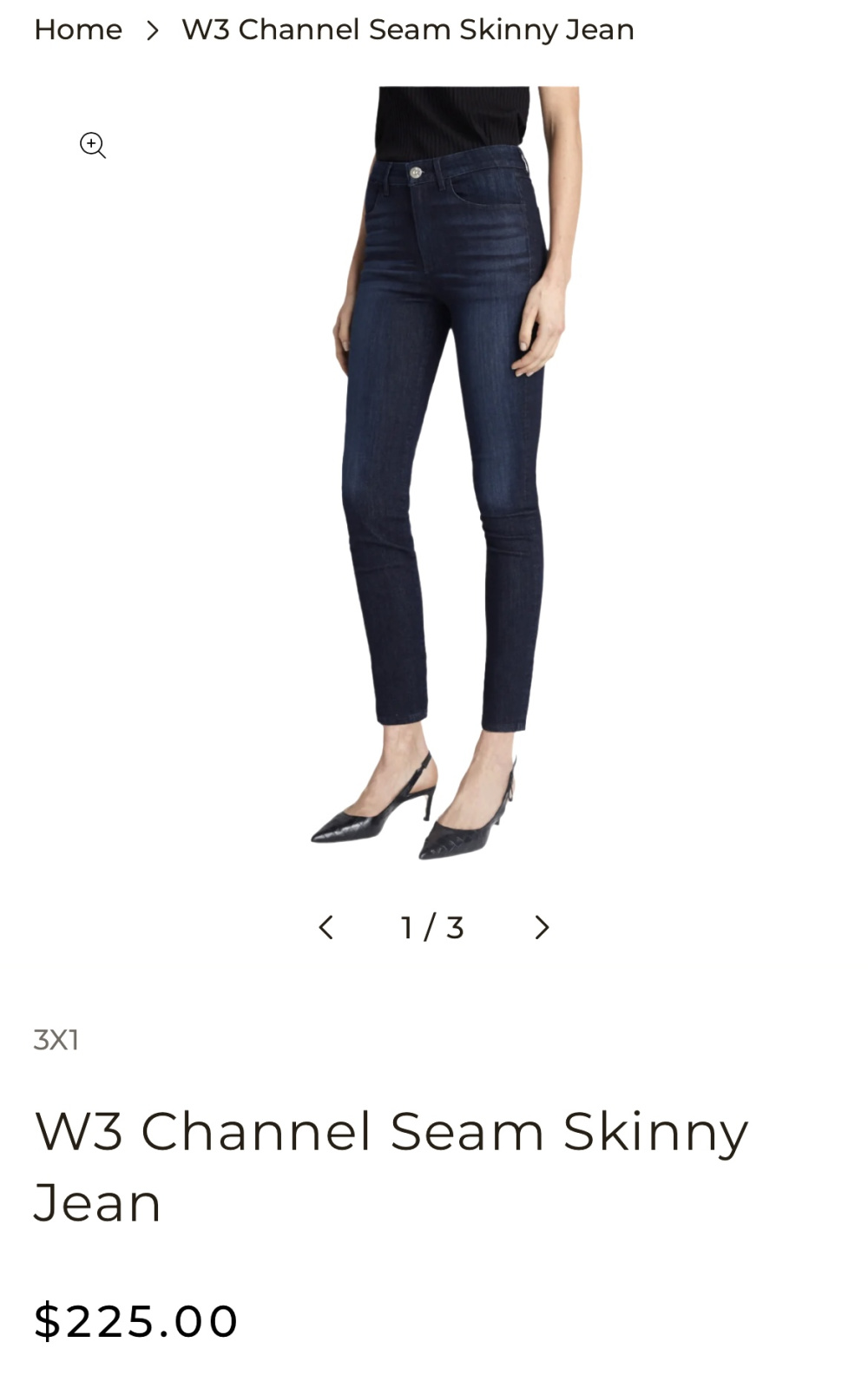 Джинсы 3x1. INT 29 (44+/46 RU)