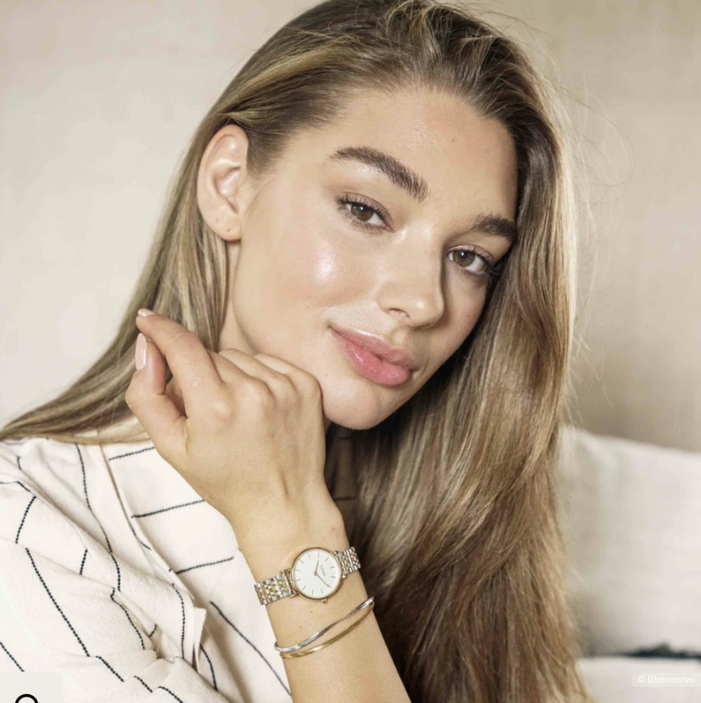 Часы Birker Ruby Petite Gold Silver