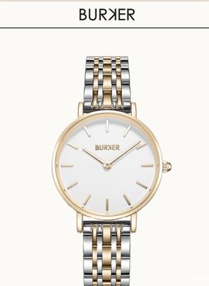 Часы Birker Ruby Petite Gold Silver