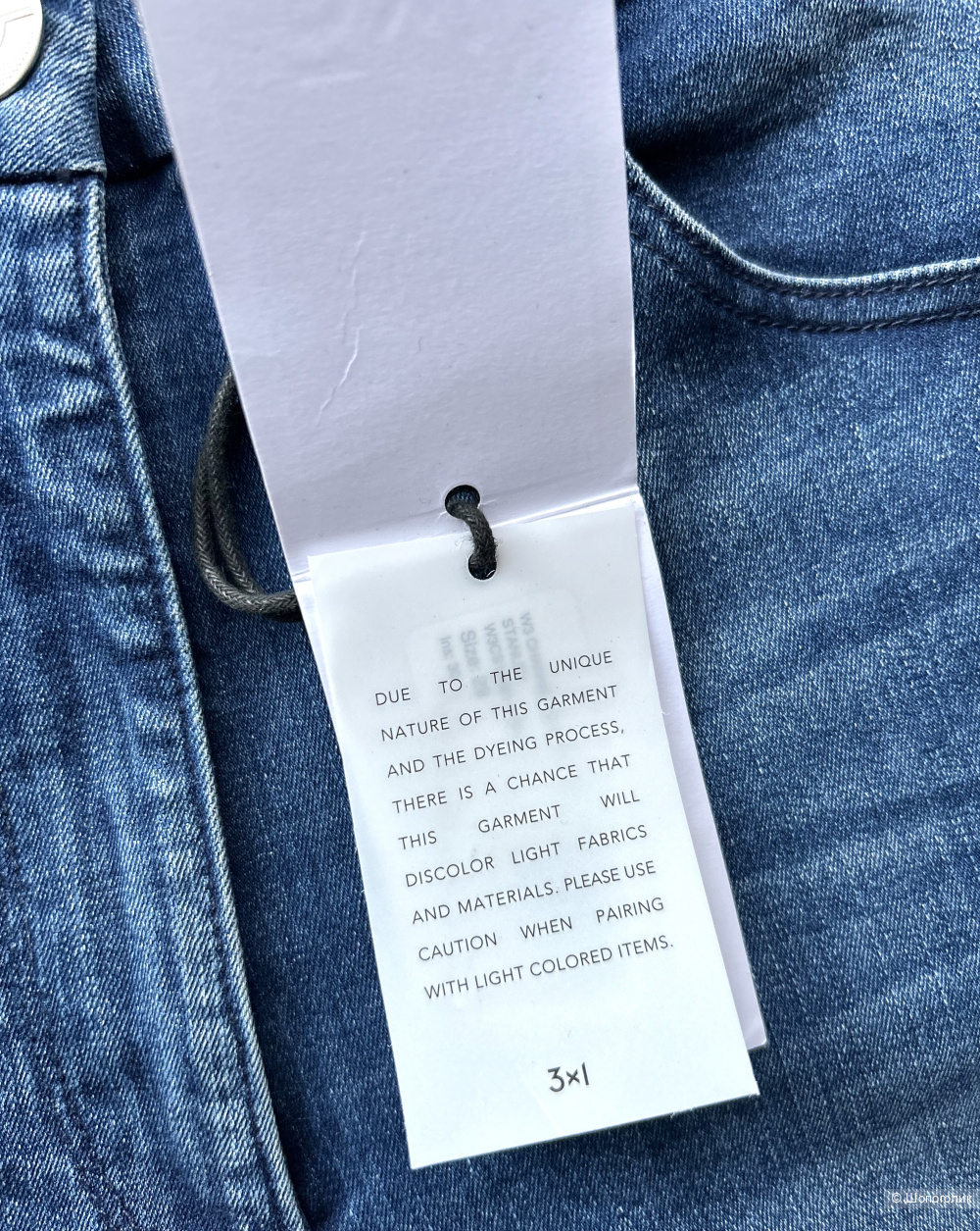 Джинсы 3x1. INT 29 (44+/46 RU)