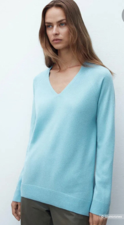 Кашемировый джемпер Massimo dutti р. 40