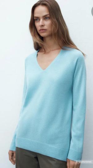 Кашемировый джемпер Massimo dutti р. 40