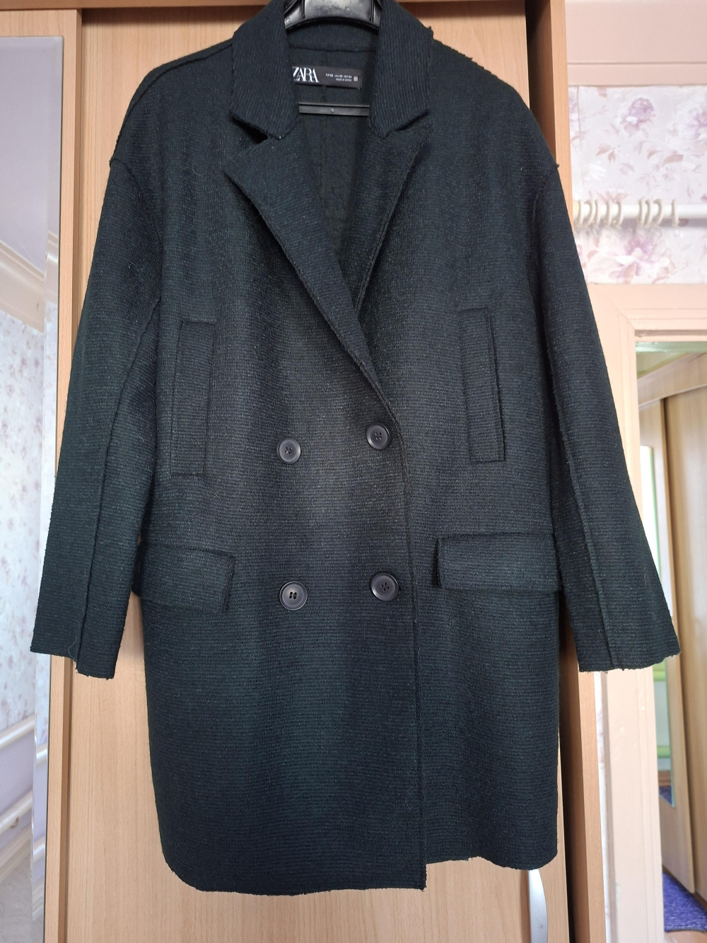 Жакет zara 44-46 шерсть