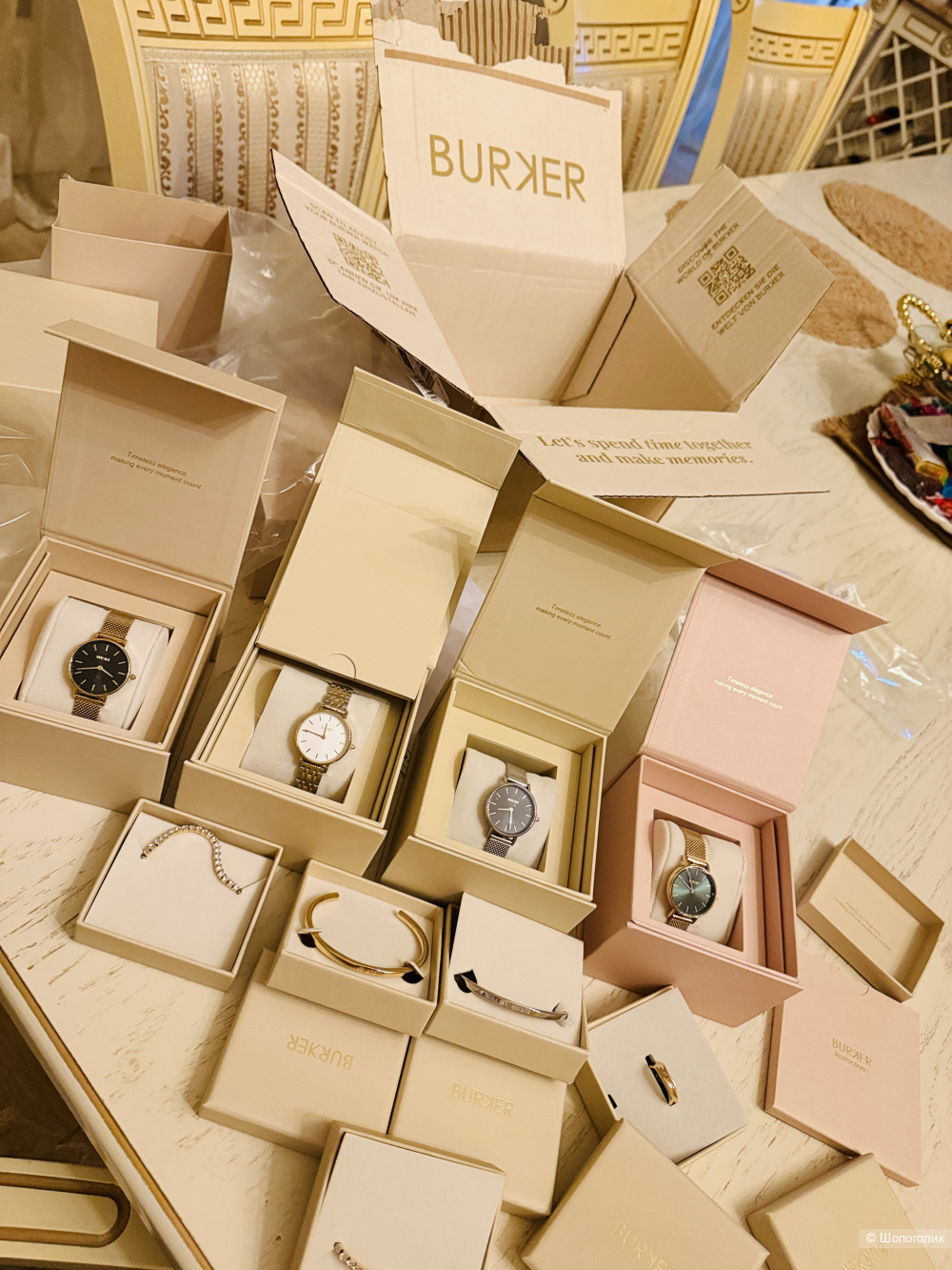 Часы Ruby Petite Gold Black