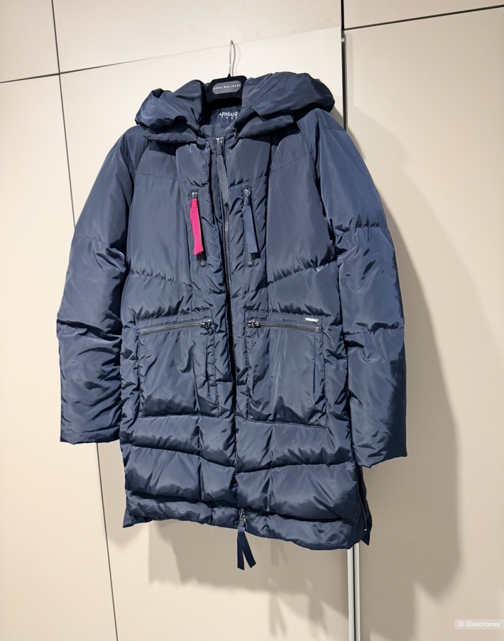 Пуховик парка Armani размер 42