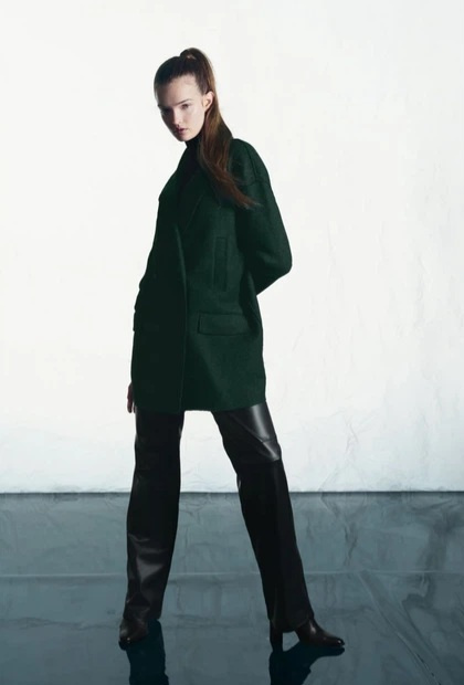 Жакет zara 44-46 шерсть