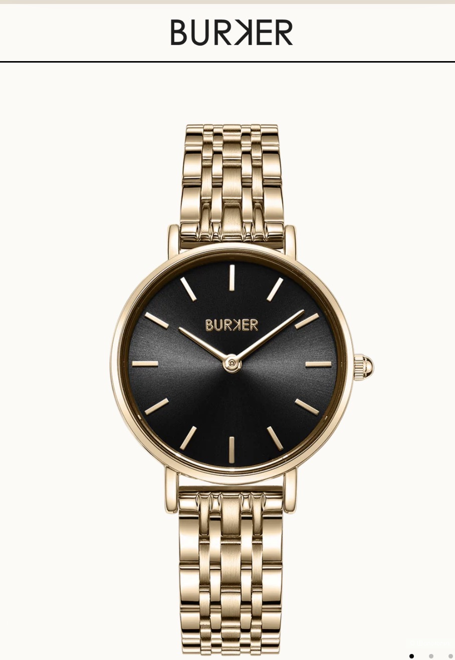 Часы Ruby Petite Gold Black