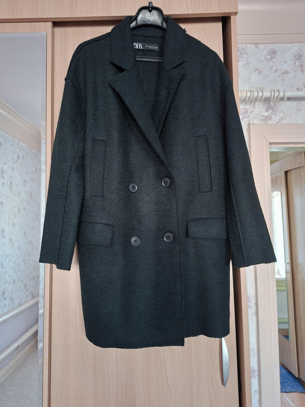 Жакет zara 44-46 шерсть