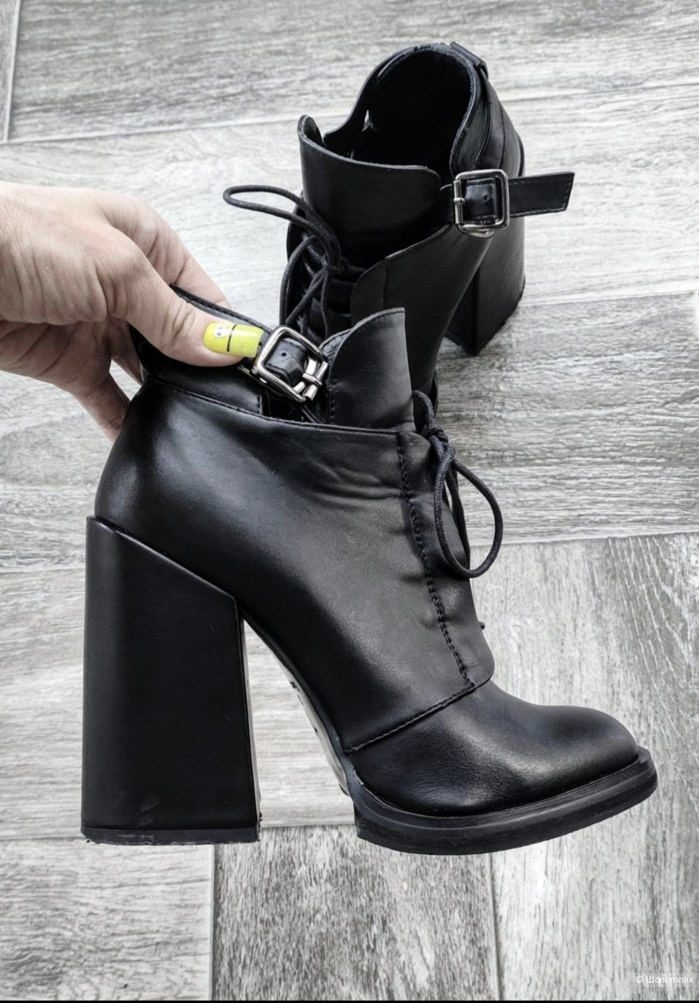 Ботинки кожаные размер 39