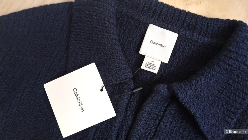 Шерстяной пуловер Calvin Klein размер L