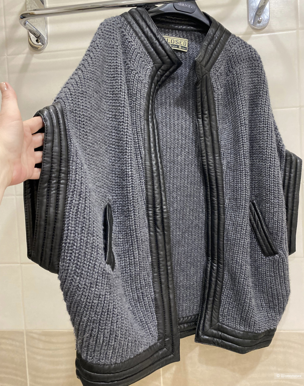 Кейп пончо CLOSED. Маркировка М до XL.