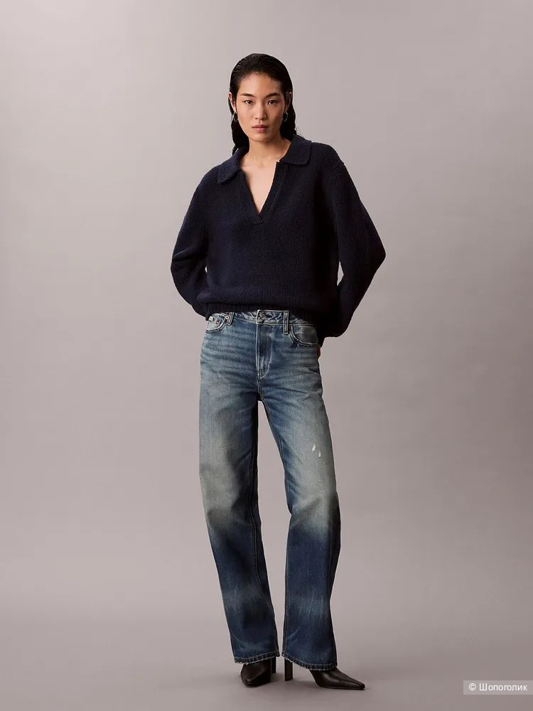 Шерстяной пуловер Calvin Klein размер L