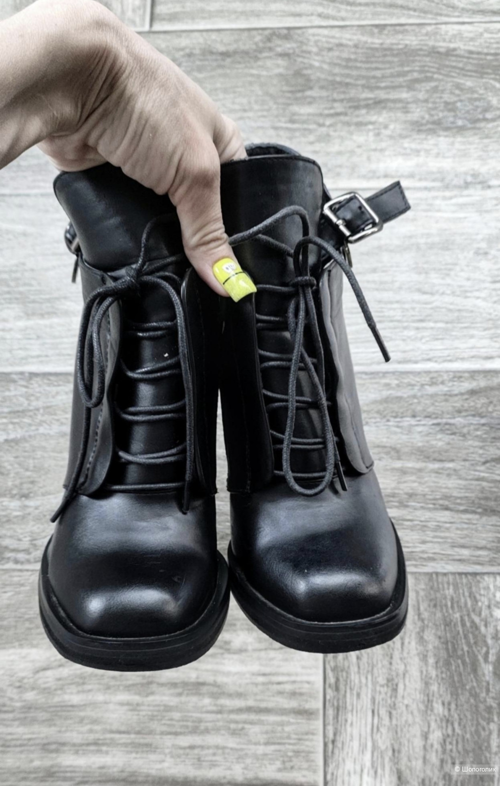 Ботинки кожаные размер 39