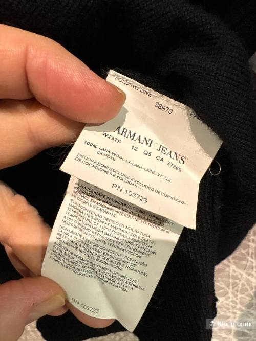 Свитер Armani Jeans, размер- 44-46