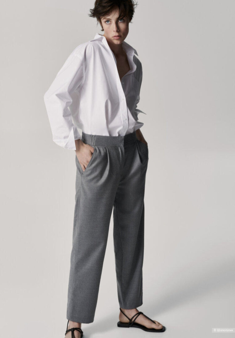 Шерстяные брюки Massimo Dutti/44