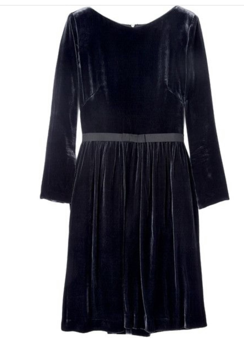 Бархатное платье YMC, размер S